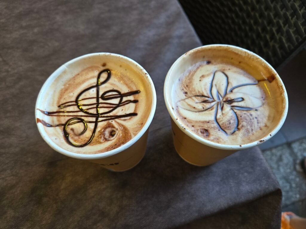 2 vegan coffees in rome
