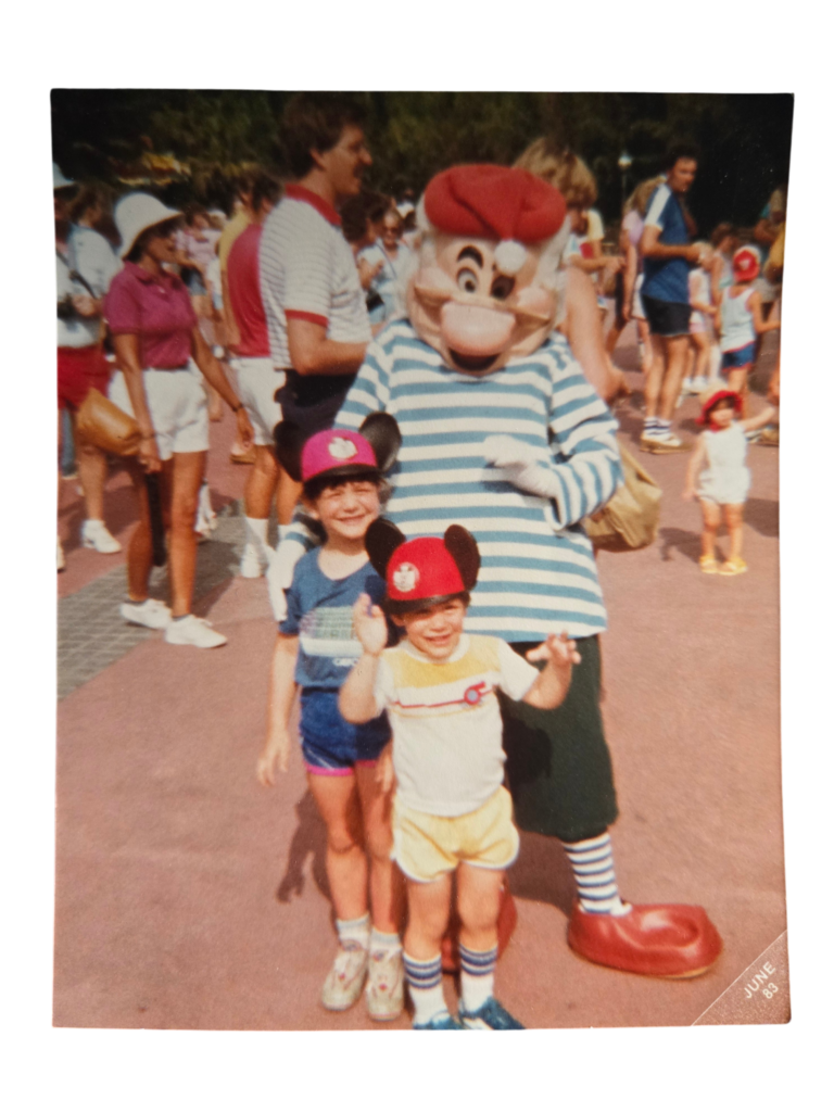 young vegan at disney