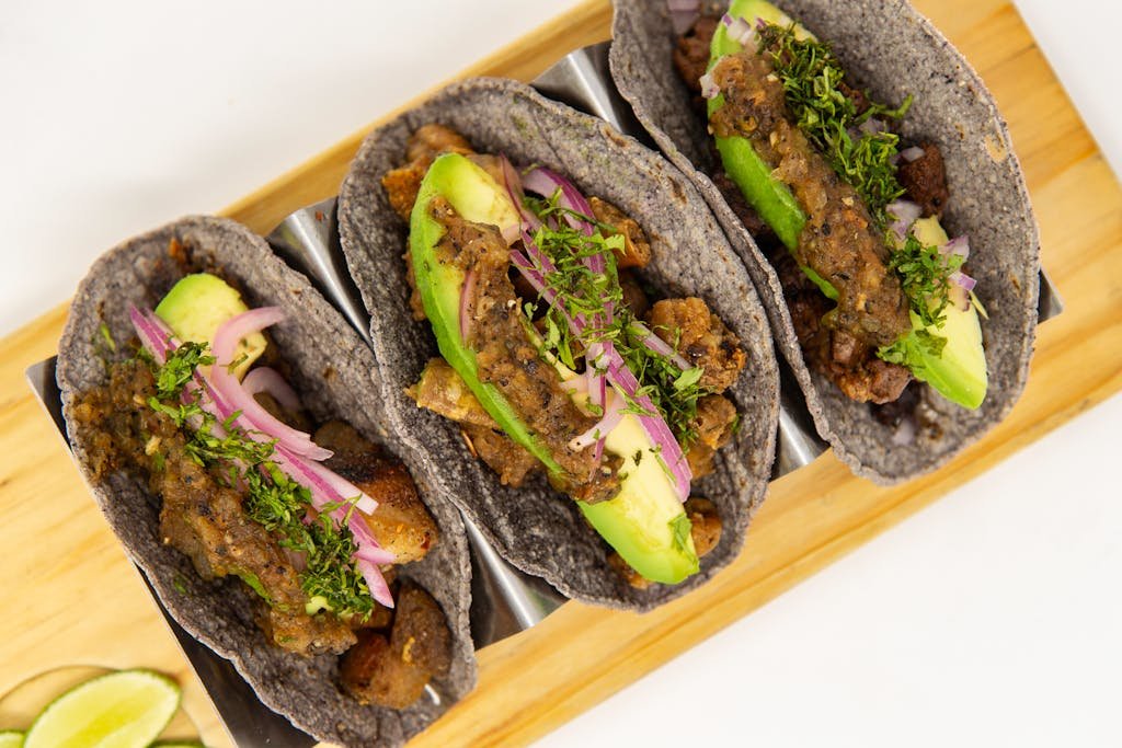 plant-based street food tacos, a vegan travel staple in Latin America and the USA