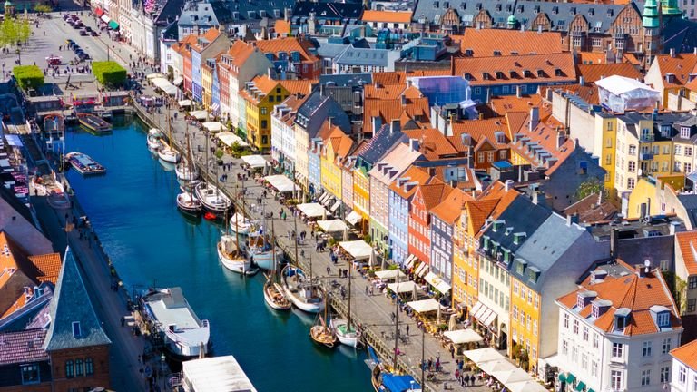 Vegan travel in Denmark – plant-based food and Copenhagen street scenes