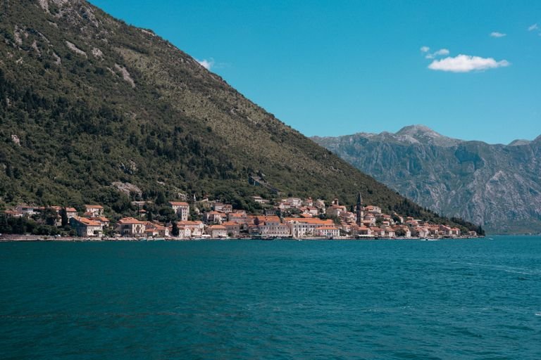 Kotor Montenegro bay view for vegan travelers