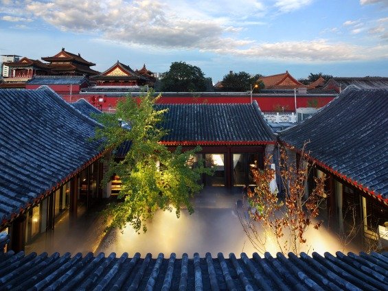 Kings Joy 000 四合院 鸟瞰图 Courtyard View